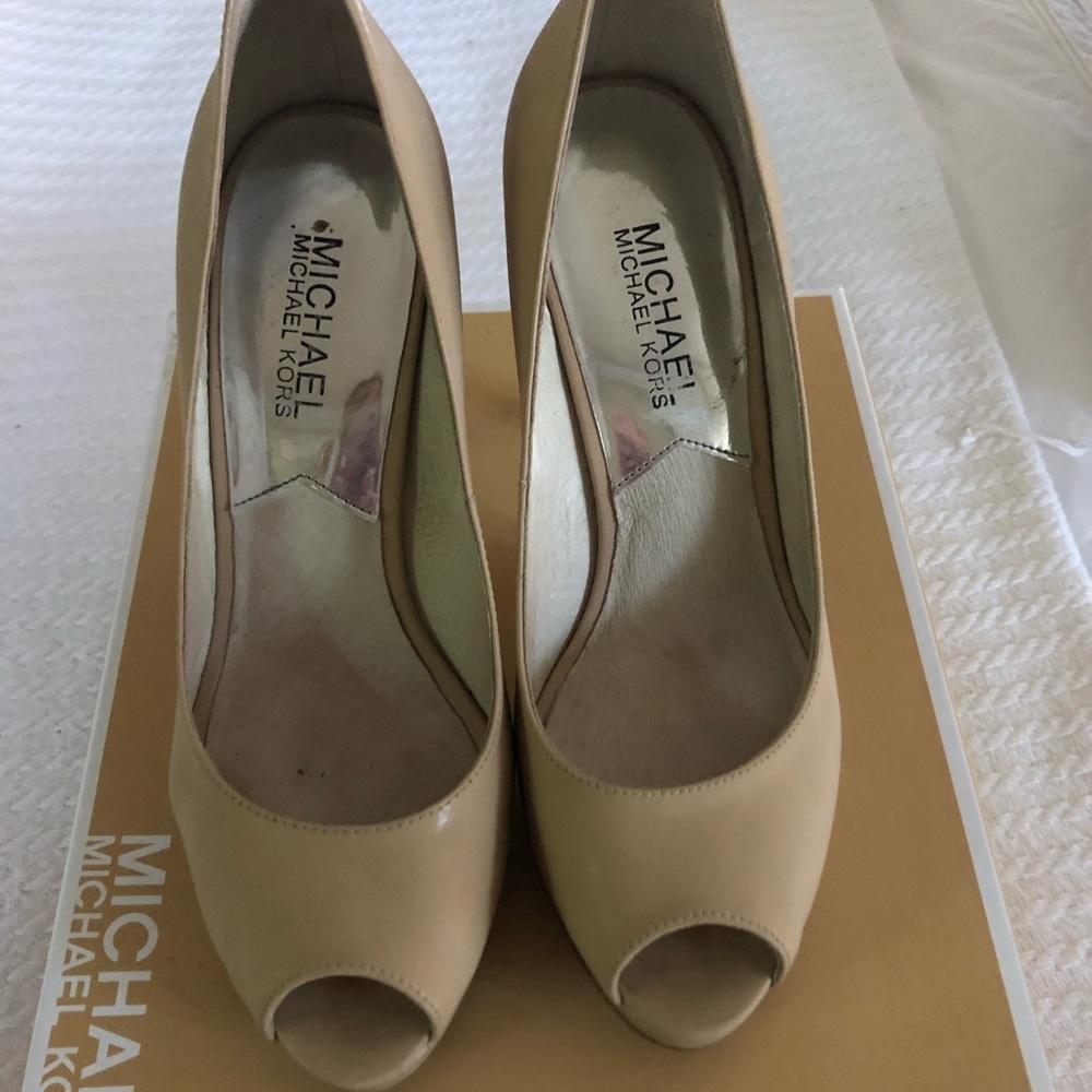 Michael Kors platform heels.